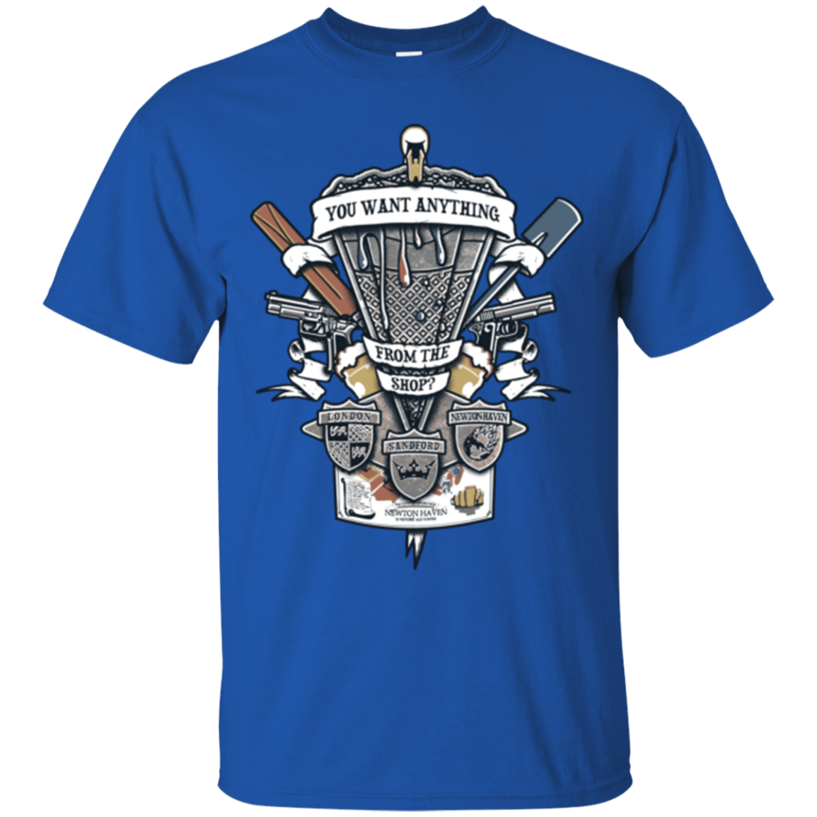 T-Shirts Royal / Small Three Cornetto's Crest T-Shirt