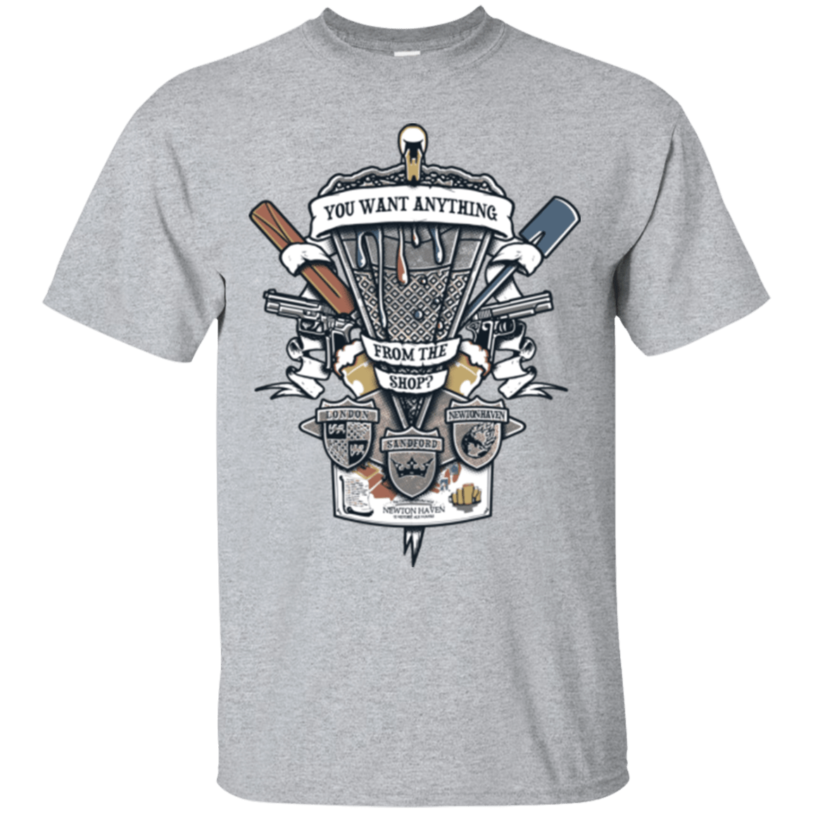 T-Shirts Sport Grey / Small Three Cornetto's Crest T-Shirt
