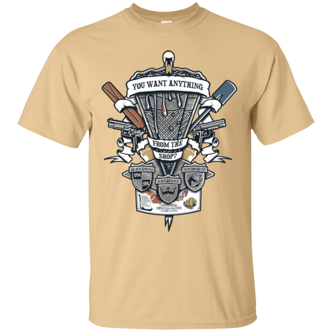 T-Shirts Vegas Gold / Small Three Cornetto's Crest T-Shirt