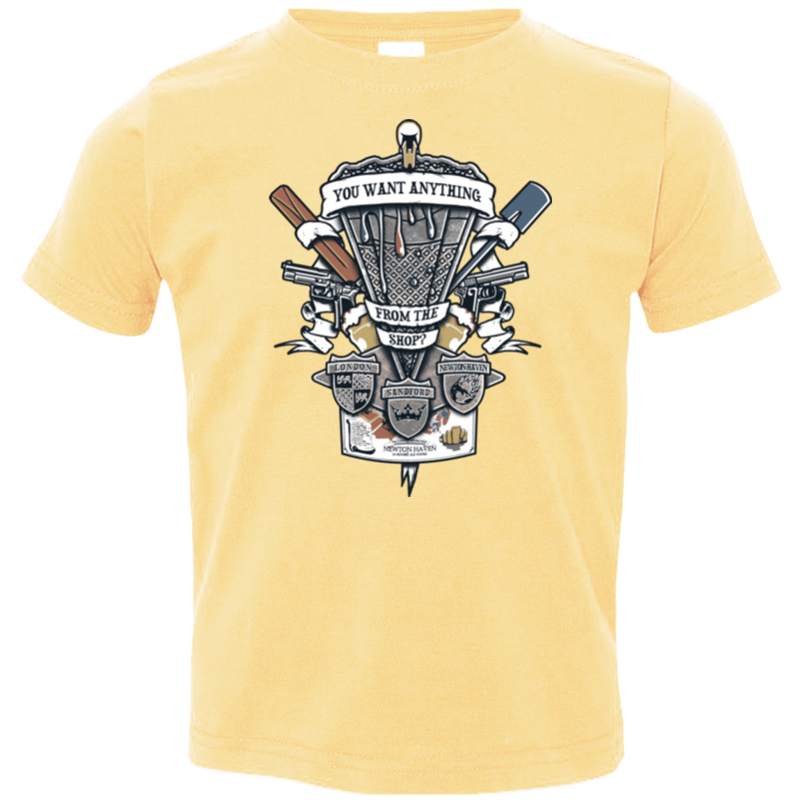 T-Shirts Butter / 2T Three Cornetto's Crest Toddler Premium T-Shirt