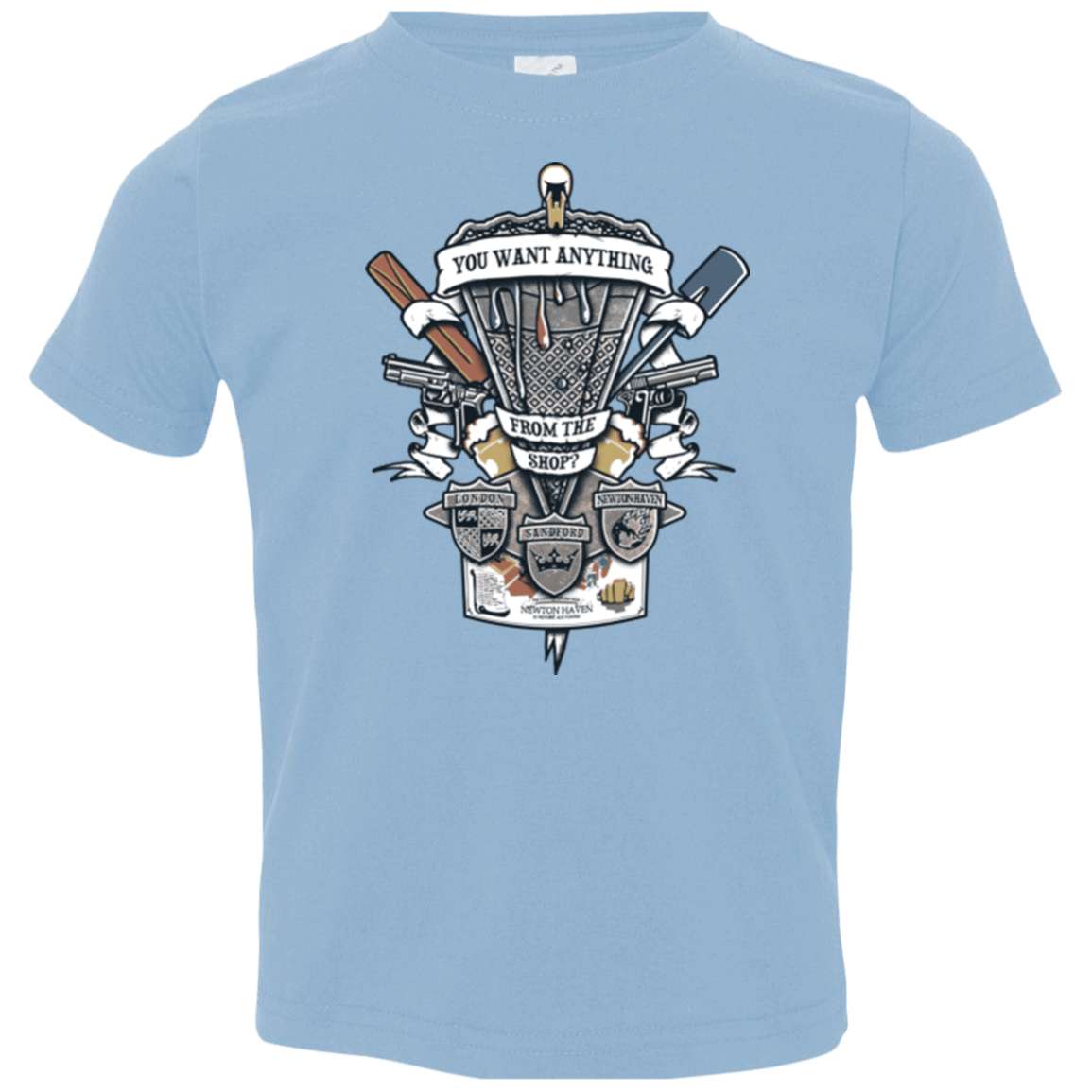 T-Shirts Light Blue / 2T Three Cornetto's Crest Toddler Premium T-Shirt