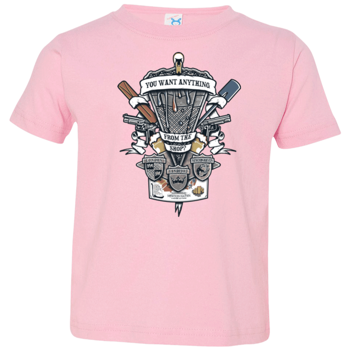T-Shirts Pink / 2T Three Cornetto's Crest Toddler Premium T-Shirt