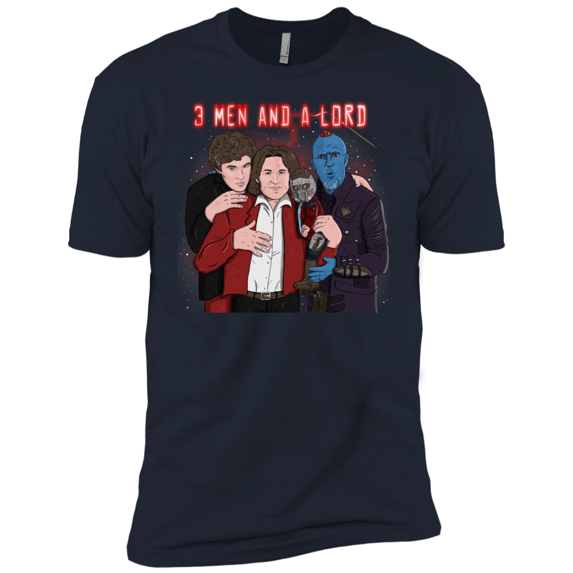 T-Shirts Midnight Navy / YXS Three Men and a Lord Boys Premium T-Shirt