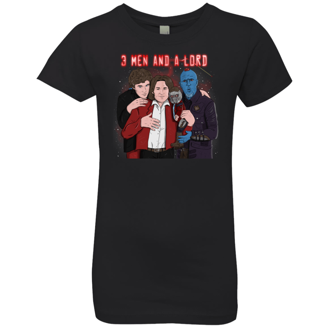 T-Shirts Black / YXS Three Men and a Lord Girls Premium T-Shirt