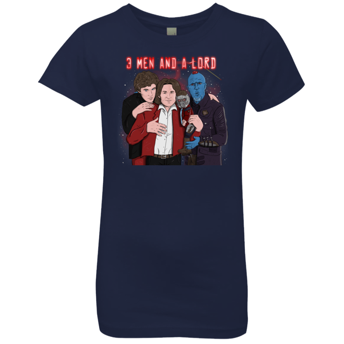 T-Shirts Midnight Navy / YXS Three Men and a Lord Girls Premium T-Shirt