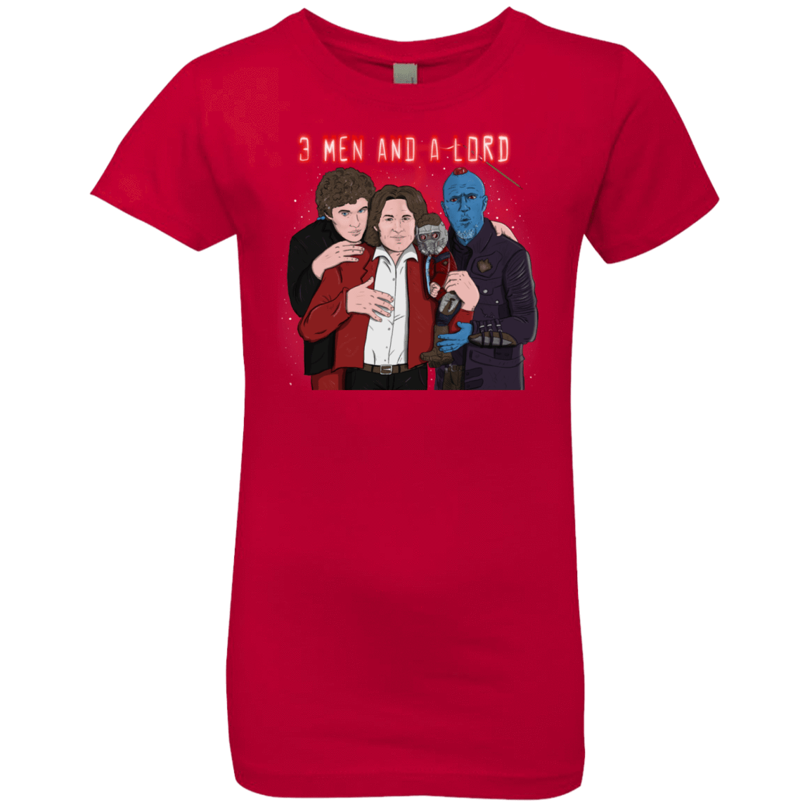 T-Shirts Red / YXS Three Men and a Lord Girls Premium T-Shirt