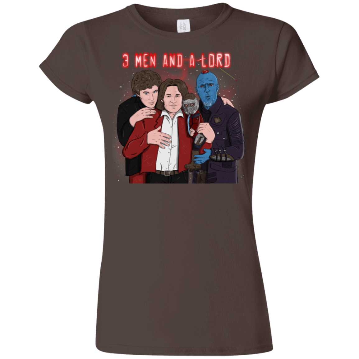 T-Shirts Dark Chocolate / S Three Men and a Lord Junior Slimmer-Fit T-Shirt