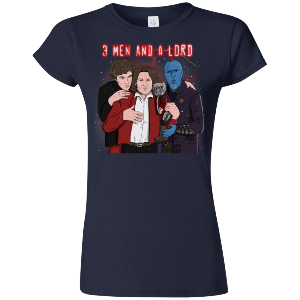 T-Shirts Navy / S Three Men and a Lord Junior Slimmer-Fit T-Shirt