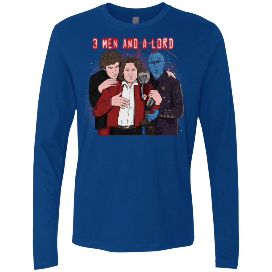 T-Shirts Royal / S Three Men and a Lord Men's Premium Long Sleeve