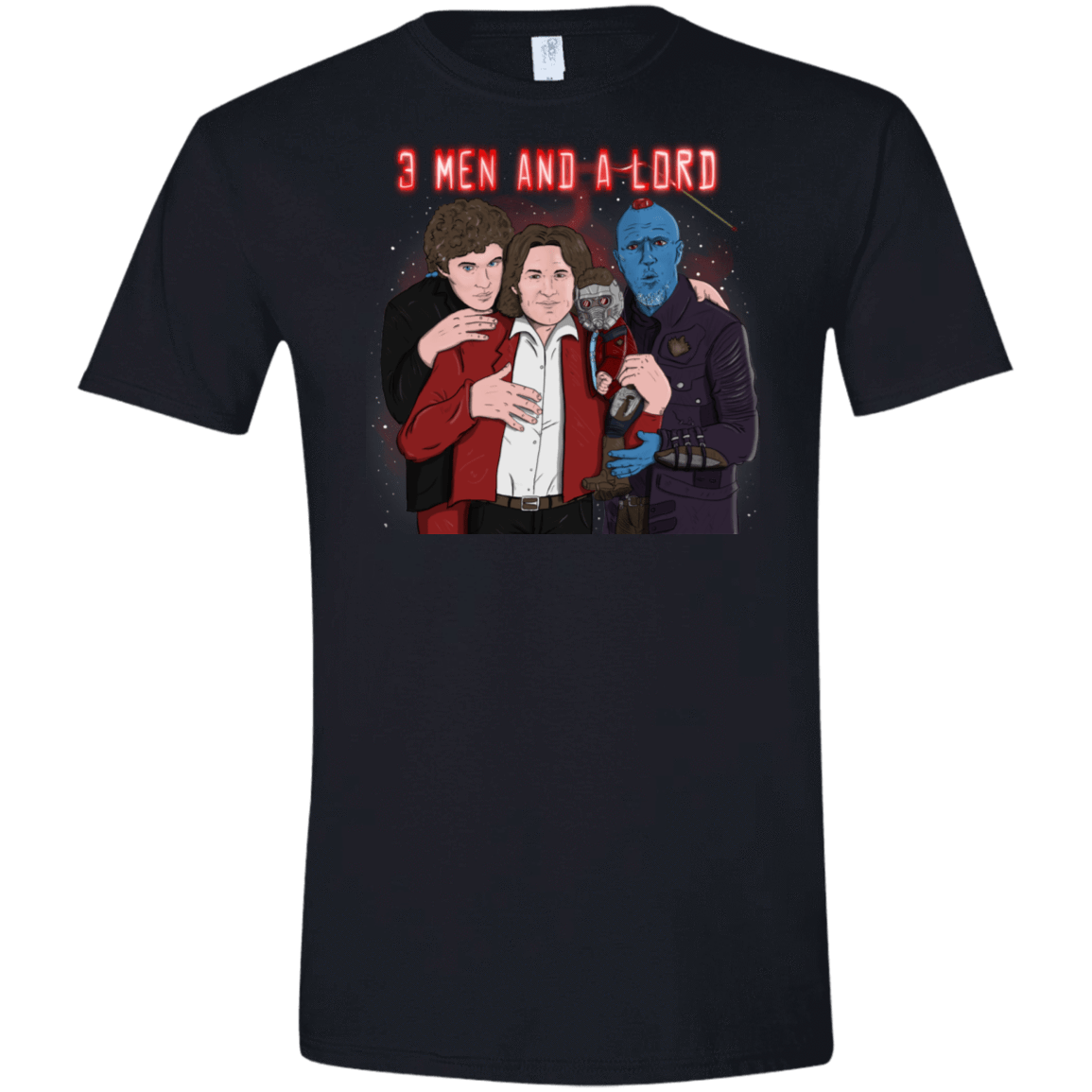 T-Shirts Black / X-Small Three Men and a Lord Men's Semi-Fitted Softstyle