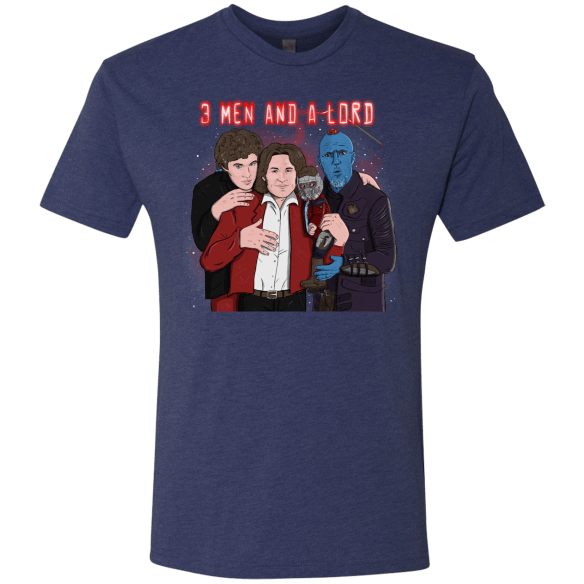 T-Shirts Vintage Navy / S Three Men and a Lord Men's Triblend T-Shirt