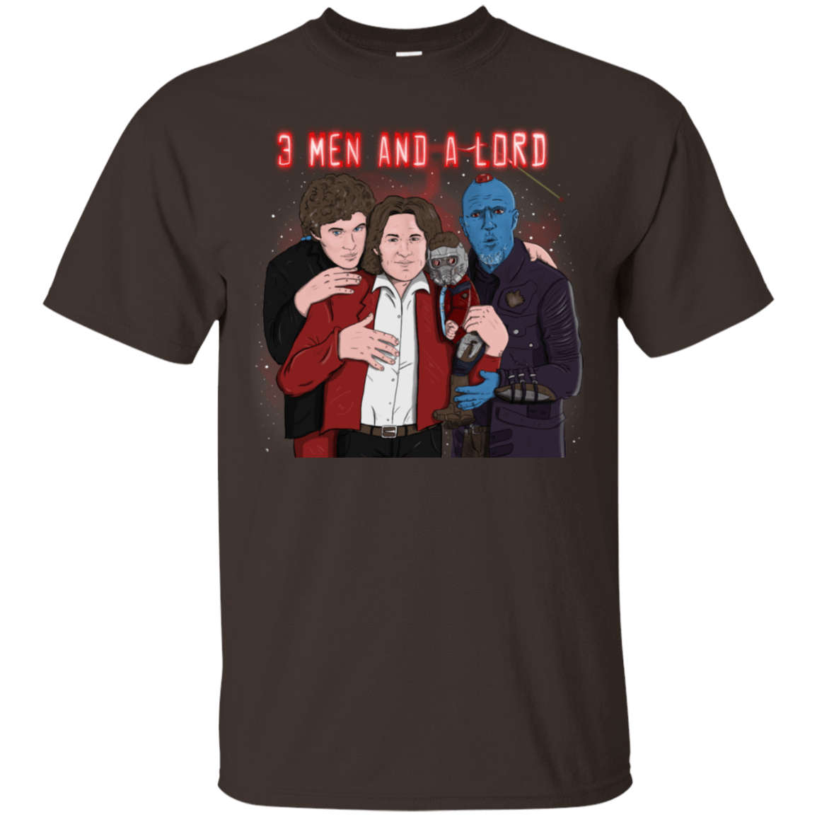 T-Shirts Dark Chocolate / S Three Men and a Lord T-Shirt