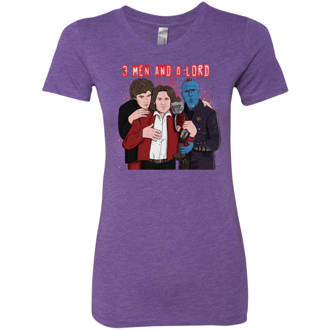 T-Shirts Purple Rush / S Three Men and a Lord Women's Triblend T-Shirt