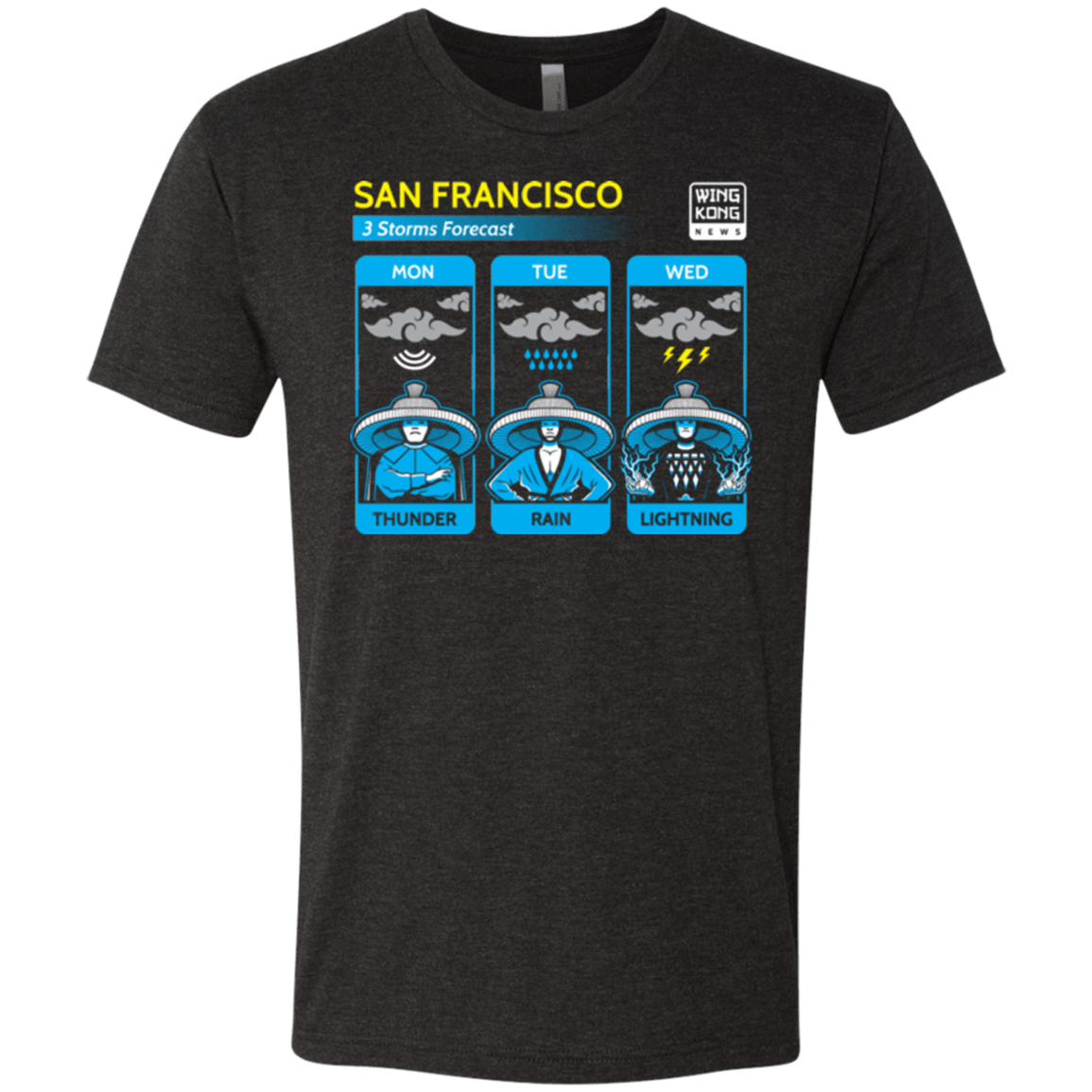 T-Shirts Vintage Black / Small Three Storms Men's Triblend T-Shirt