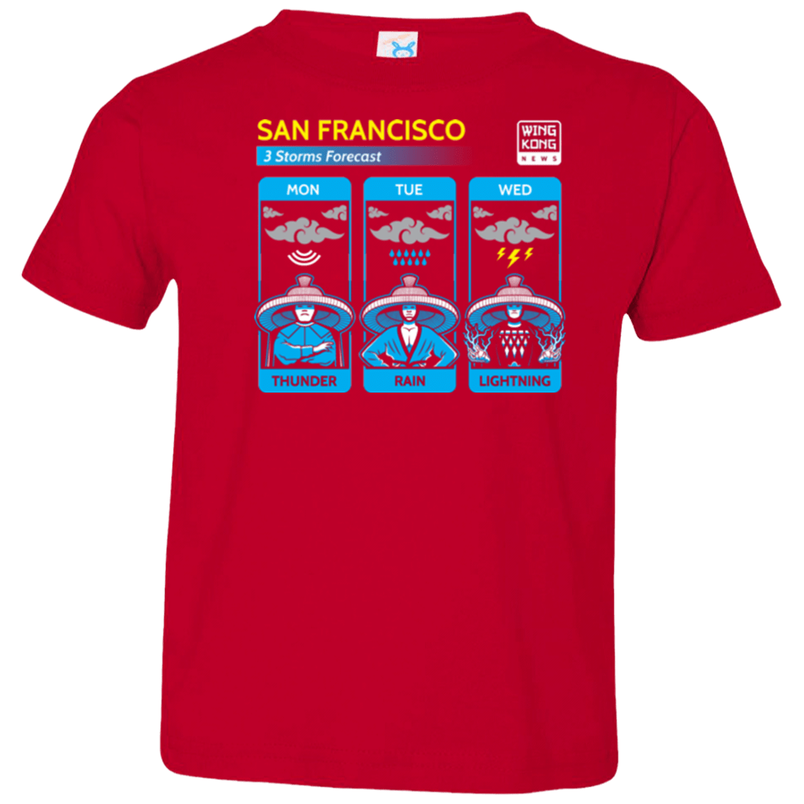 T-Shirts Red / 2T Three Storms Toddler Premium T-Shirt