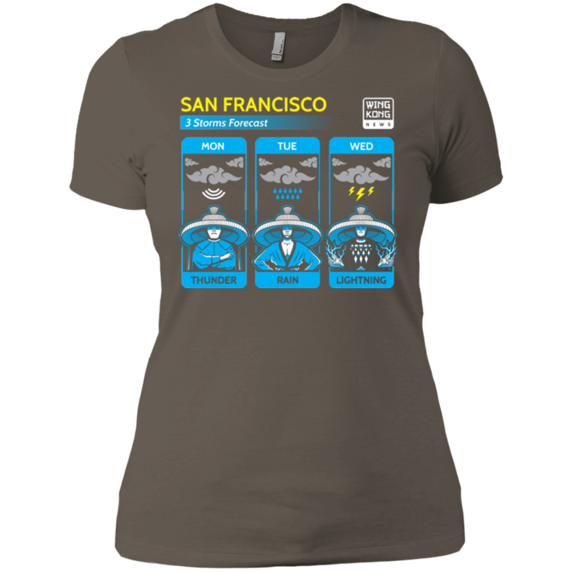 T-Shirts Warm Grey / X-Small Three Storms Women's Premium T-Shirt