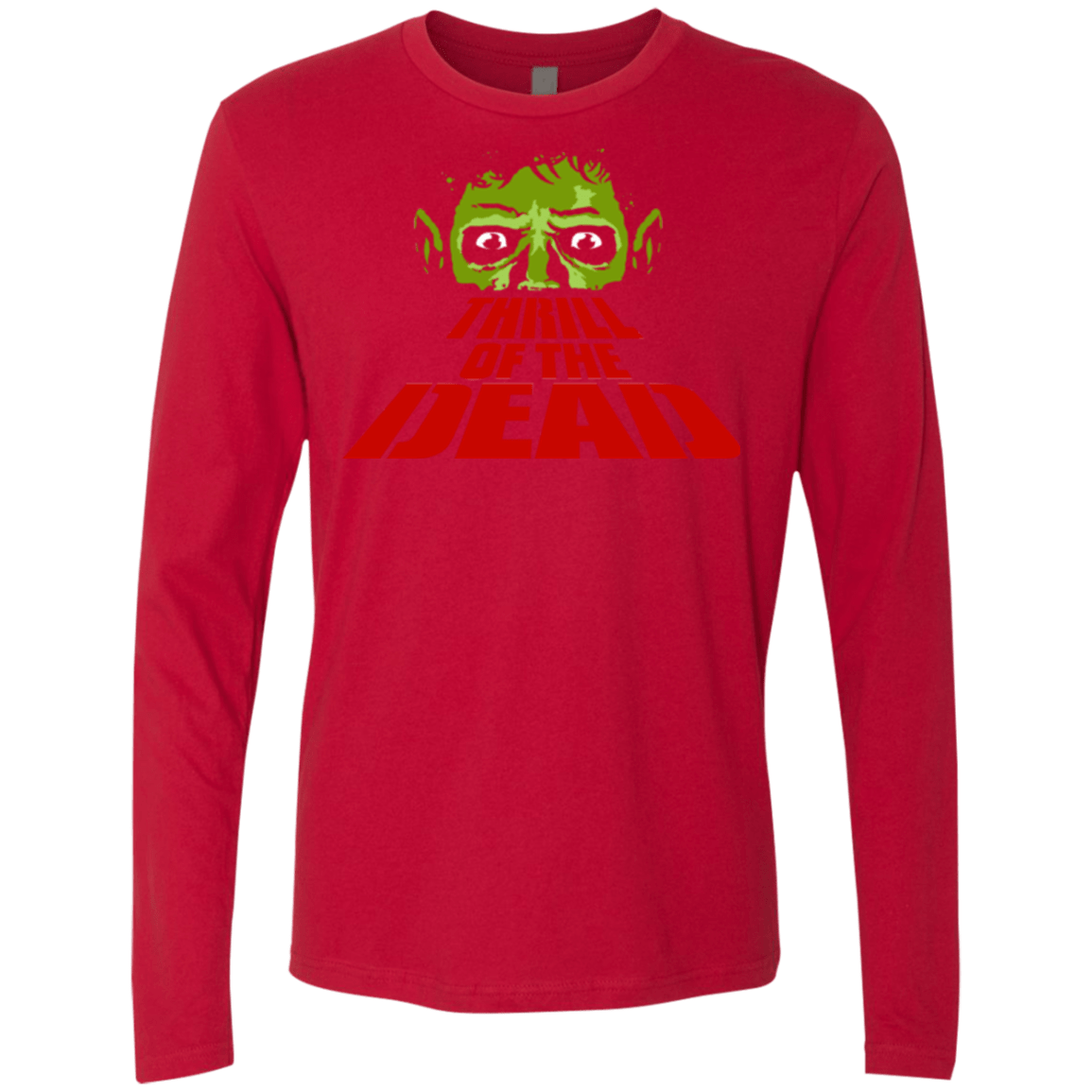 T-Shirts Red / Small Thrill of the Dead Men's Premium Long Sleeve
