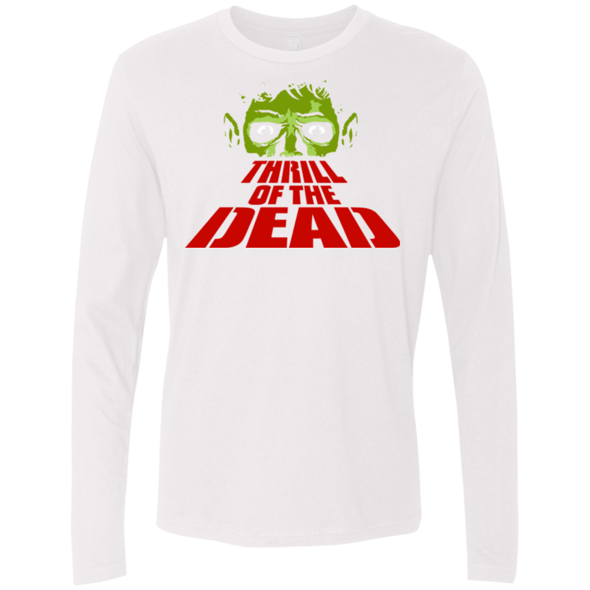 T-Shirts White / Small Thrill of the Dead Men's Premium Long Sleeve