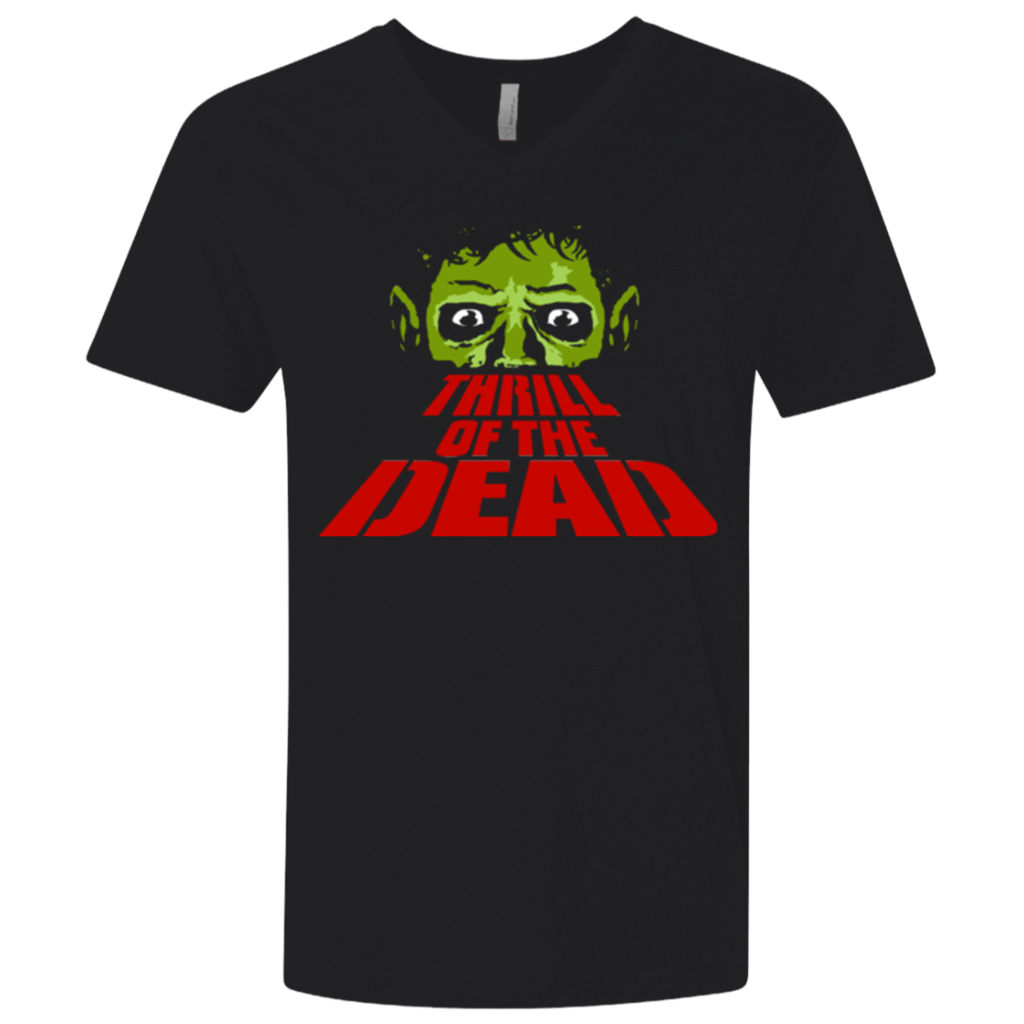 T-Shirts Black / X-Small Thrill of the Dead Men's Premium V-Neck