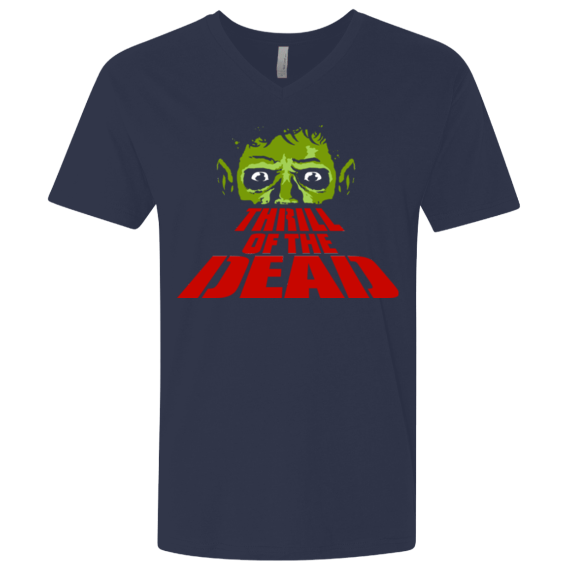 T-Shirts Midnight Navy / X-Small Thrill of the Dead Men's Premium V-Neck