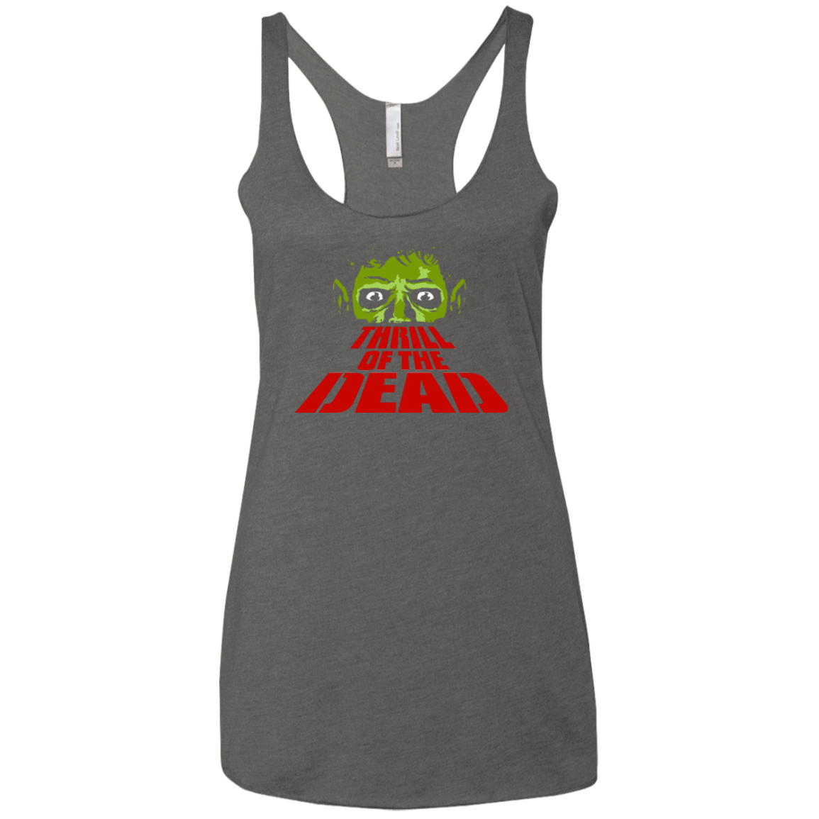T-Shirts Premium Heather / X-Small Thrill of the Dead Women's Triblend Racerback Tank