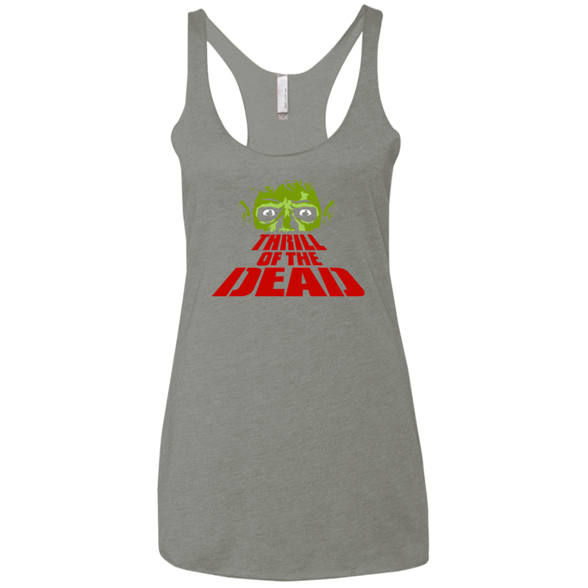 T-Shirts Venetian Grey / X-Small Thrill of the Dead Women's Triblend Racerback Tank