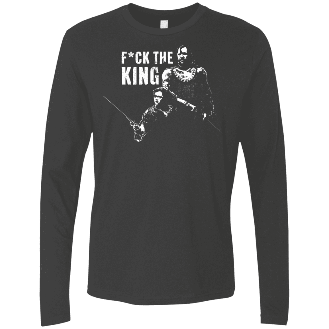 T-Shirts Heavy Metal / Small Throne Fiction Men's Premium Long Sleeve