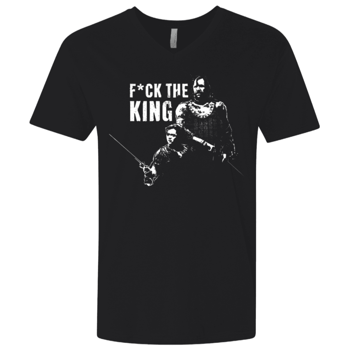 T-Shirts Black / X-Small Throne Fiction Men's Premium V-Neck