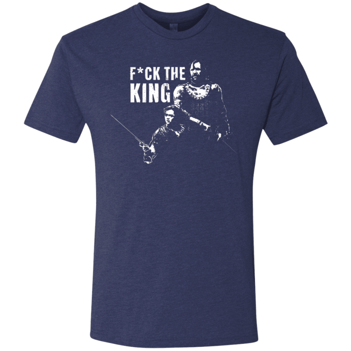 T-Shirts Vintage Navy / Small Throne Fiction Men's Triblend T-Shirt