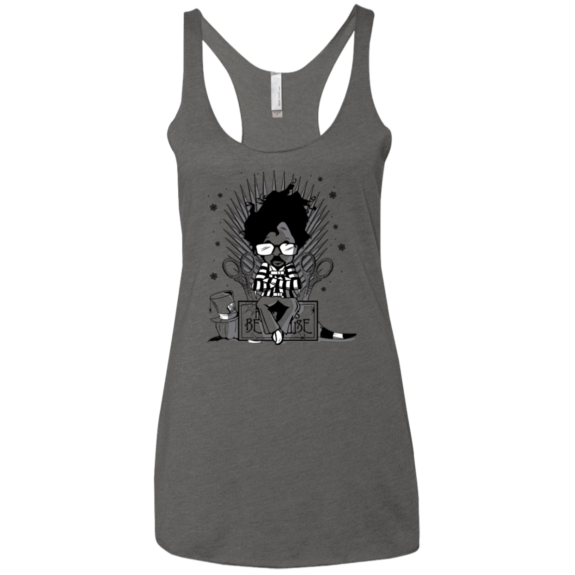 T-Shirts Premium Heather / X-Small Throne Restless Imagination Women's Triblend Racerback Tank