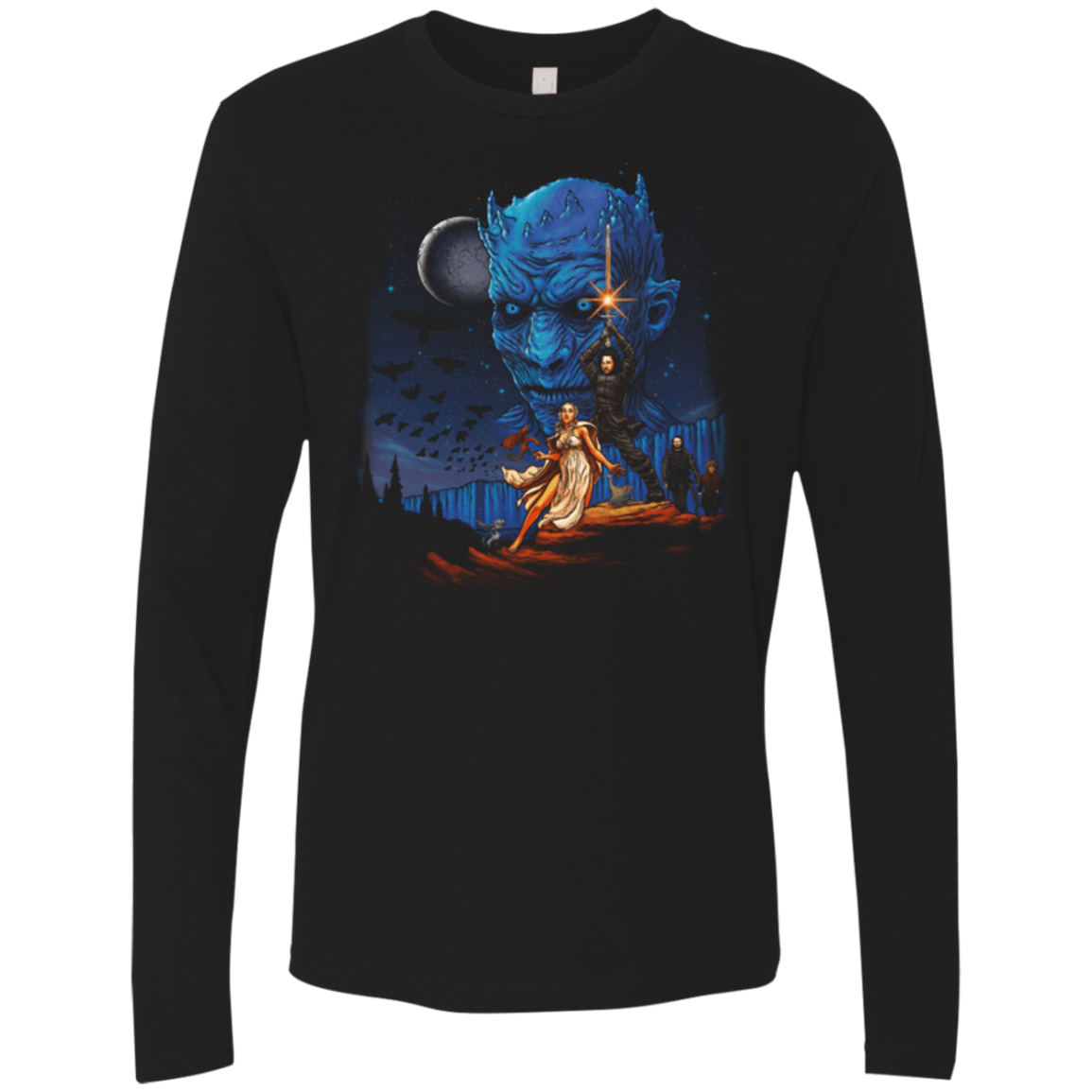 T-Shirts Black / Small THRONE WARS Men's Premium Long Sleeve