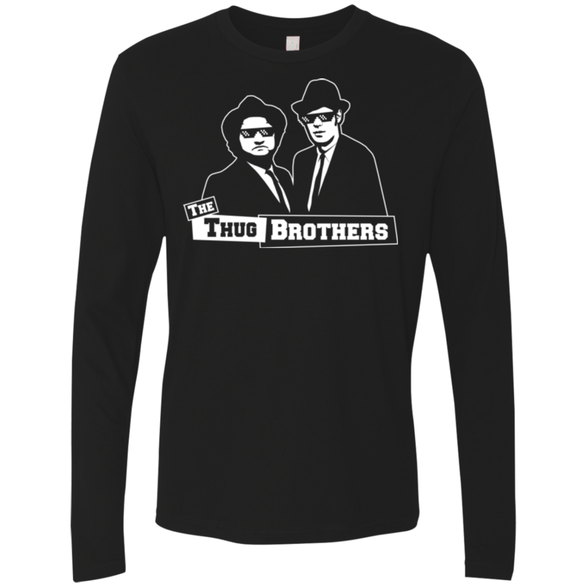 T-Shirts Black / Small Thug Brothers Men's Premium Long Sleeve
