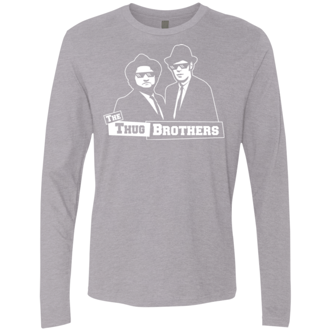 T-Shirts Heather Grey / Small Thug Brothers Men's Premium Long Sleeve