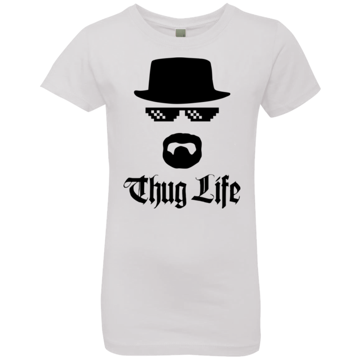 T-Shirts White / YXS Thug Life Girls Premium T-Shirt