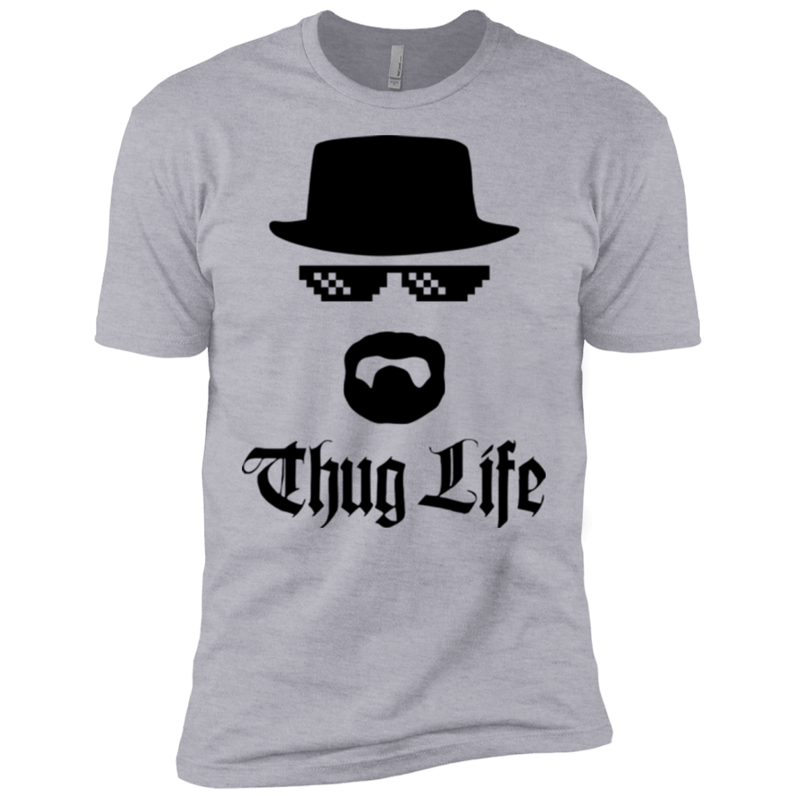 T-Shirts Heather Grey / X-Small Thug Life Men's Premium T-Shirt