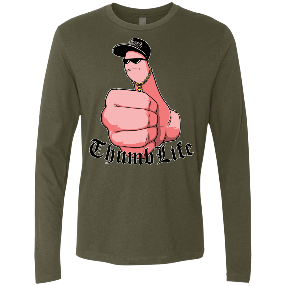 Thumb Life Men's Premium Long Sleeve