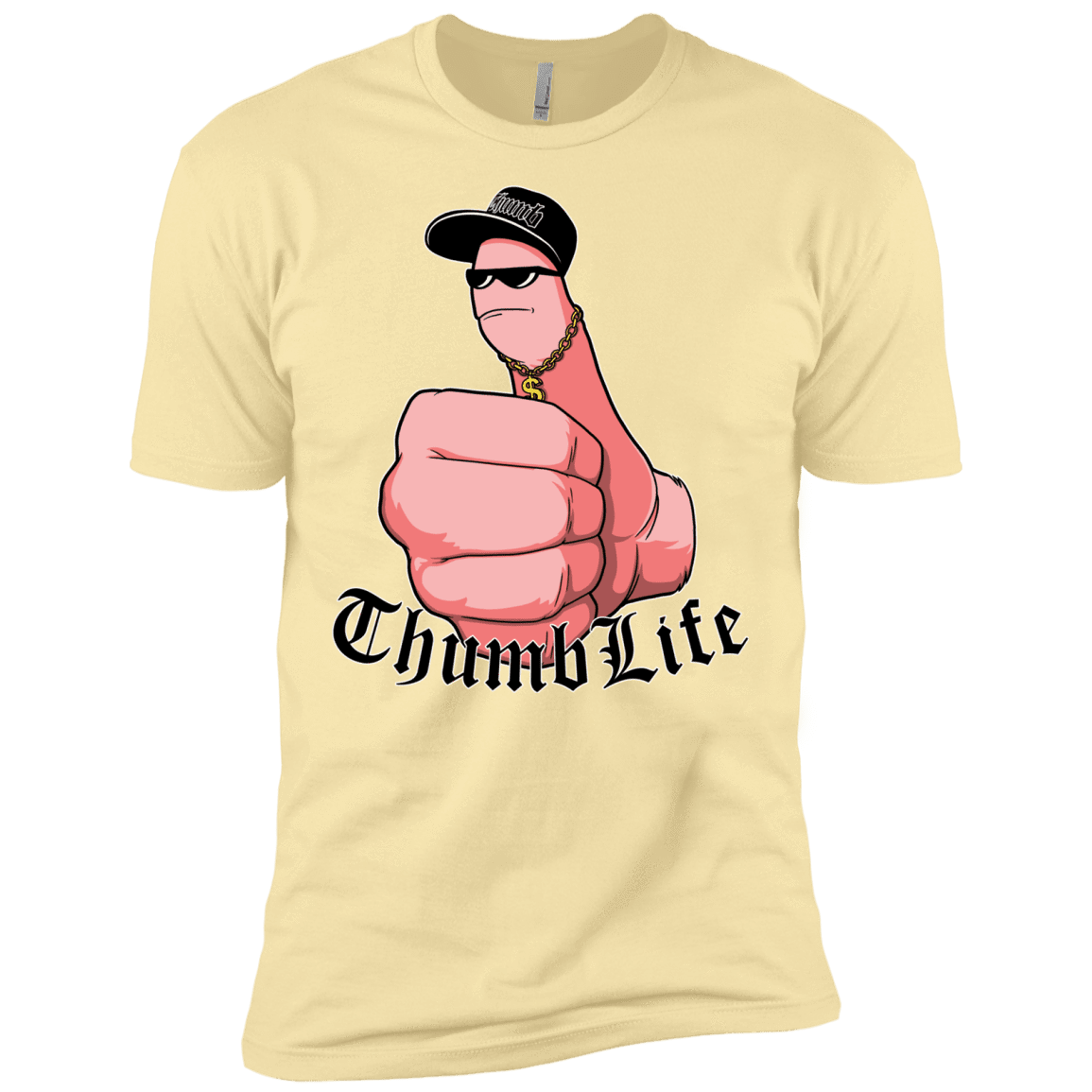 T-Shirts Banana Cream / X-Small Thumb Life Men's Premium T-Shirt