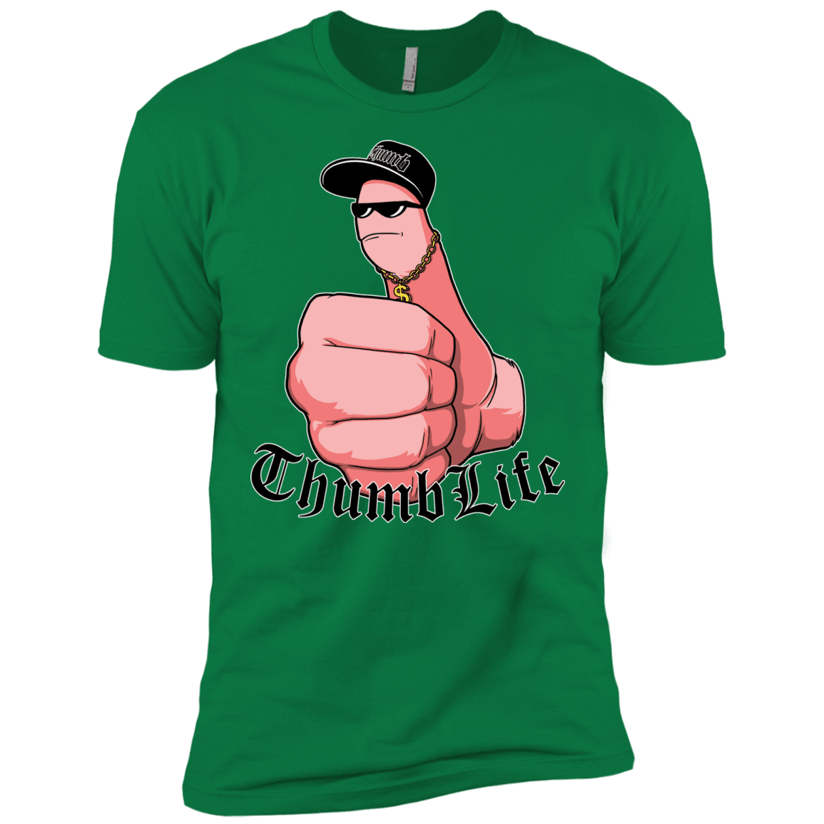 T-Shirts Kelly Green / X-Small Thumb Life Men's Premium T-Shirt
