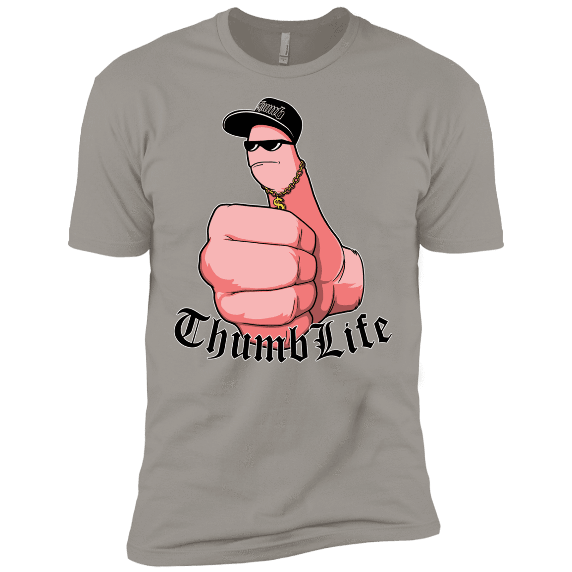 T-Shirts Light Grey / X-Small Thumb Life Men's Premium T-Shirt