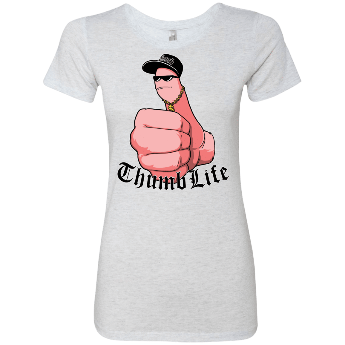T-Shirts Heather White / Small Thumb Life Women's Triblend T-Shirt