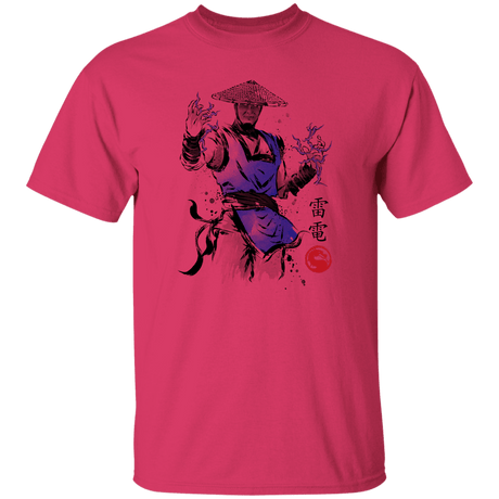 T-Shirts Heliconia / S Thunder God sumi-e T-Shirt