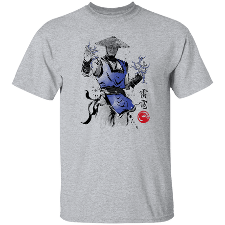 T-Shirts Sport Grey / S Thunder God sumi-e T-Shirt