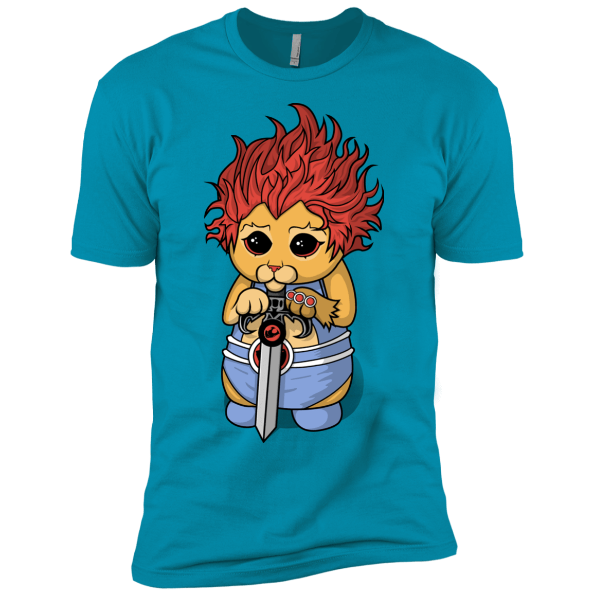 T-Shirts Turquoise / YXS Thunder Kitty Boys Premium T-Shirt