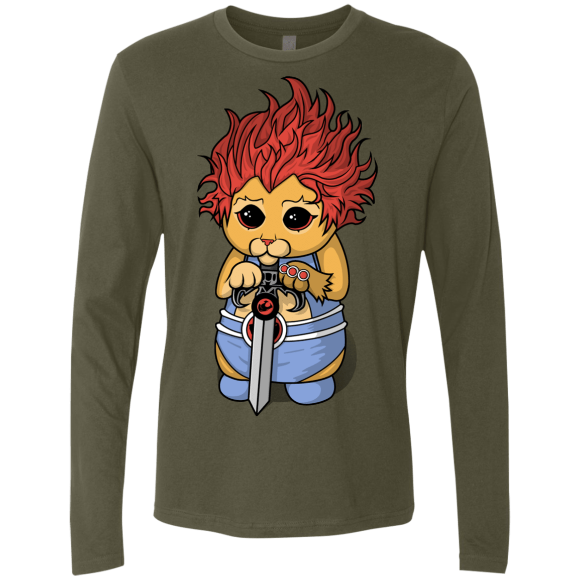 Thunder Kitty Men's Premium Long Sleeve