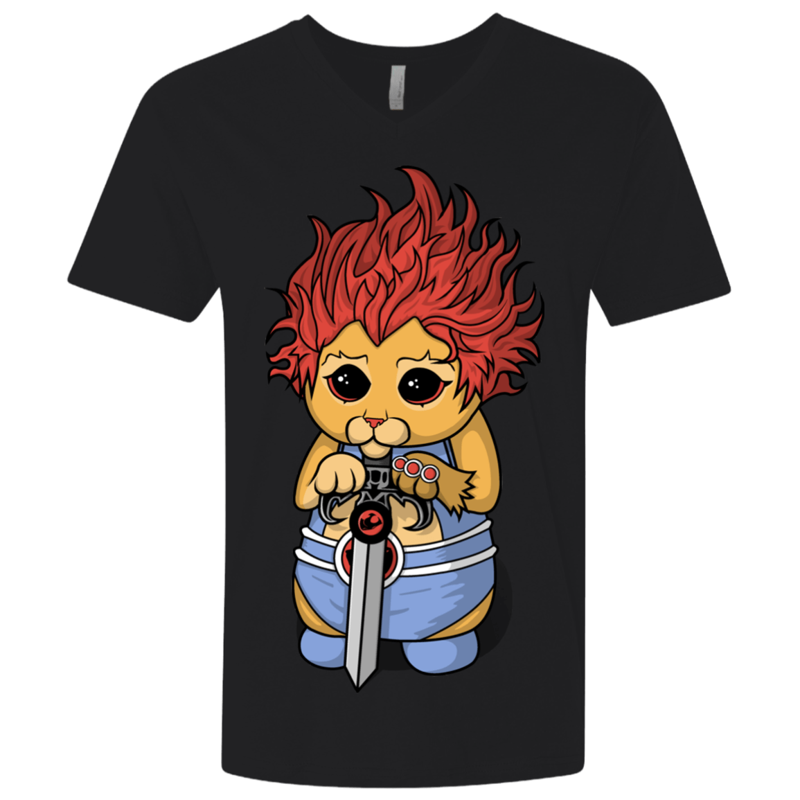 Thunder Kitty Men's Premium V-Neck