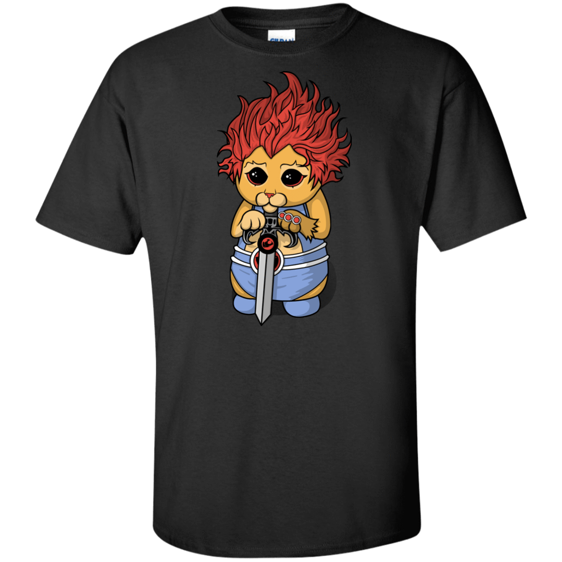 T-Shirts Black / XLT Thunder Kitty Tall T-Shirt