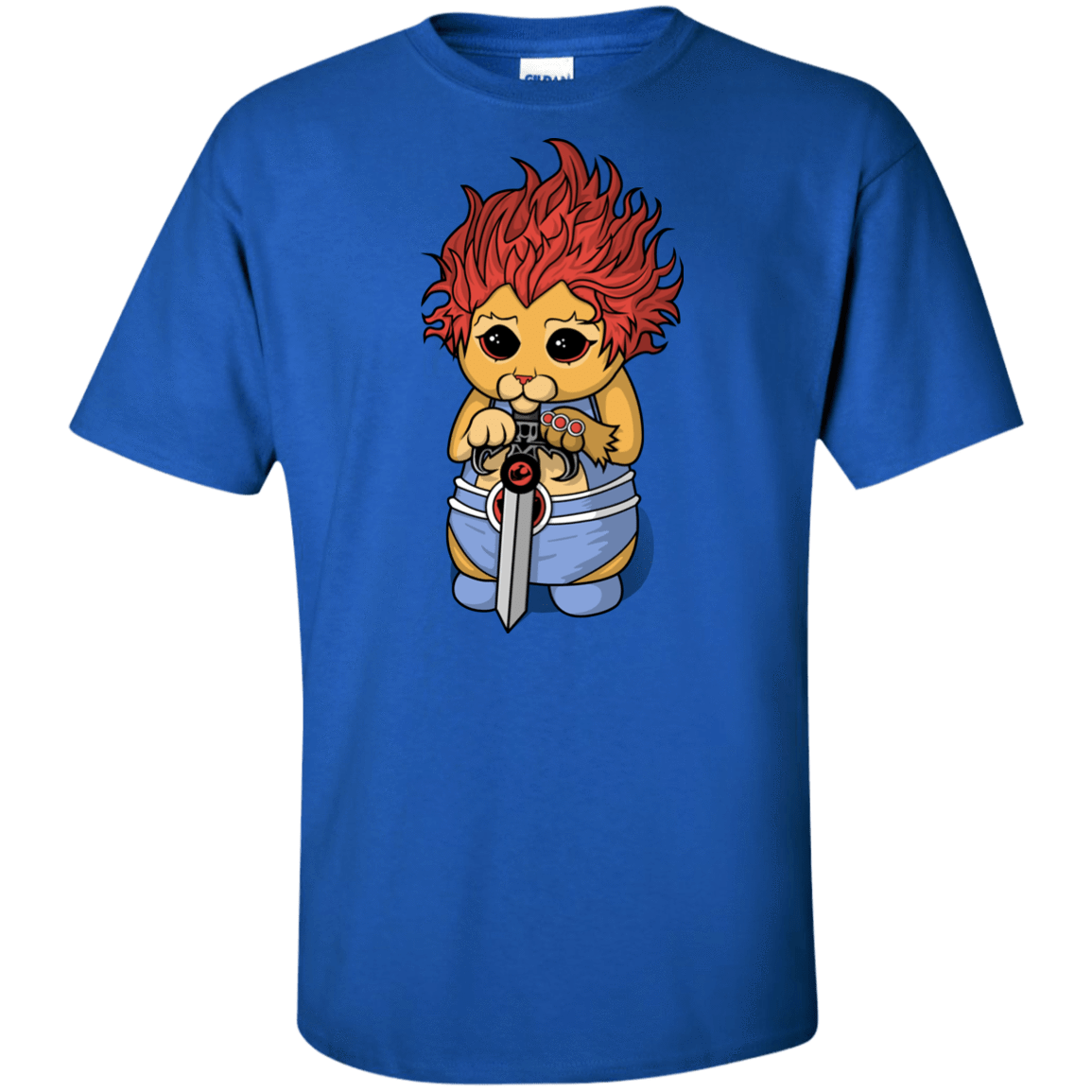 T-Shirts Royal / XLT Thunder Kitty Tall T-Shirt