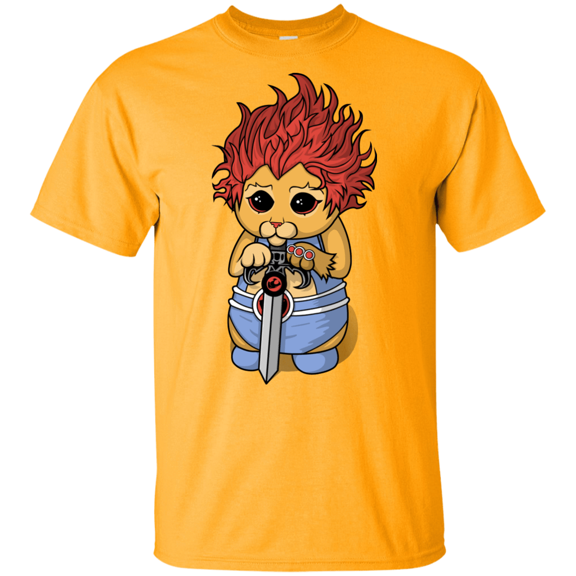 T-Shirts Gold / YXS Thunder Kitty Youth T-Shirt