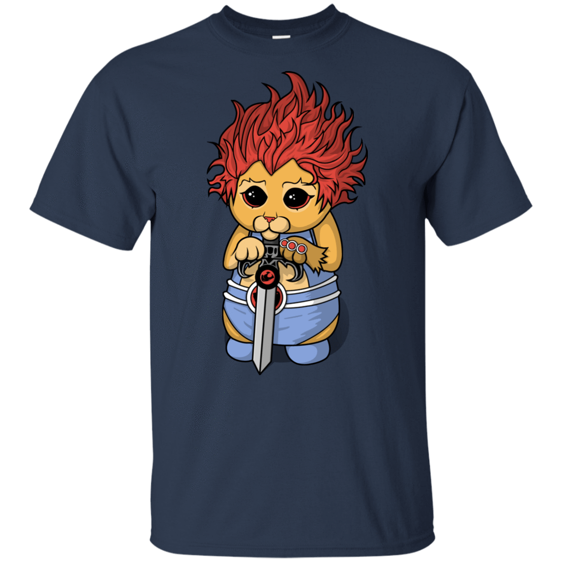 T-Shirts Navy / YXS Thunder Kitty Youth T-Shirt
