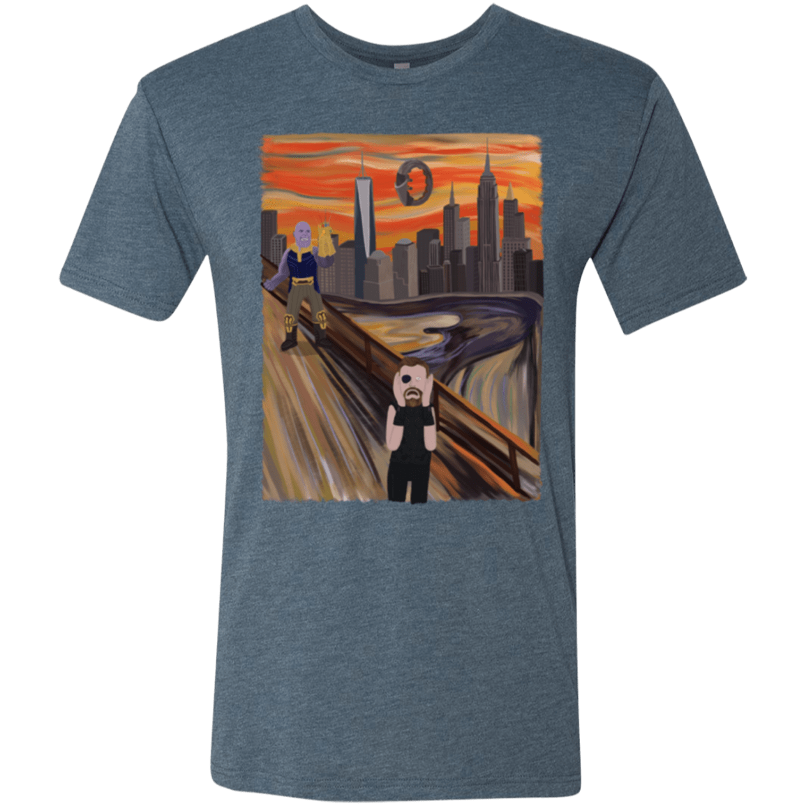 T-Shirts Indigo / S Thunder Scream Men's Triblend T-Shirt